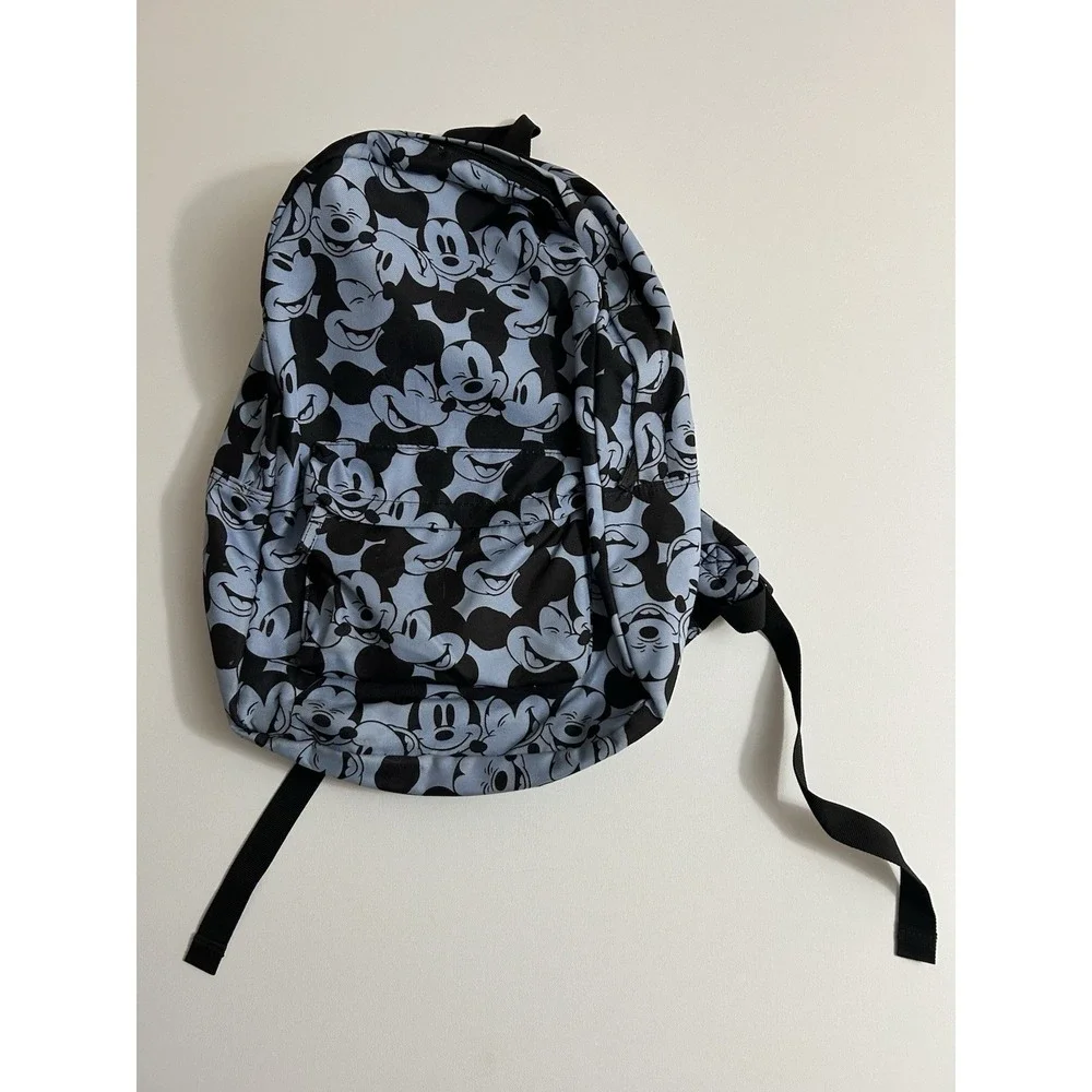 Disney Mickey Mouse Expressions Backpack All Over Print Blue & Black